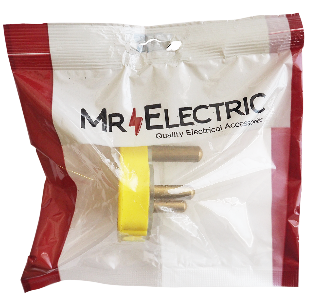 PRE-PACK PLUG TOP 3 PIN 15A YELLOW