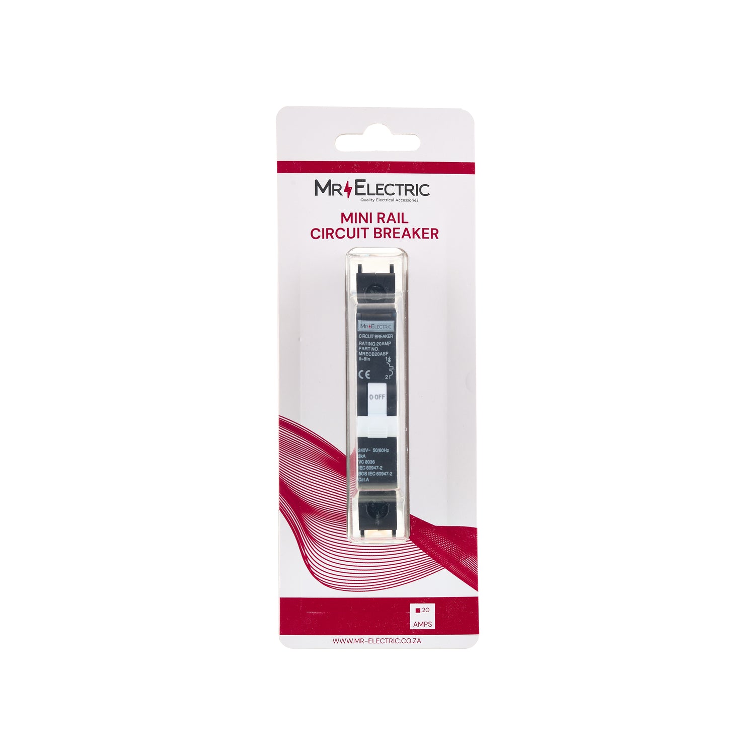 MR ELEC MINI RAIL C/BREAKER 20A