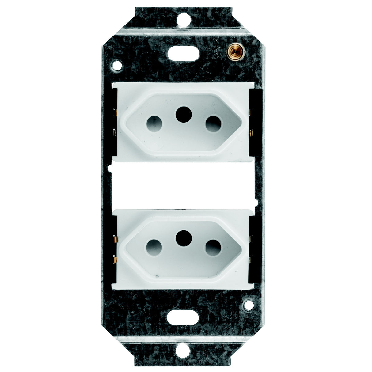 CRABTREE CLASSIC 16A SLIMLINE DOUBLE SOCKET 164-2 + YOKE 4X2