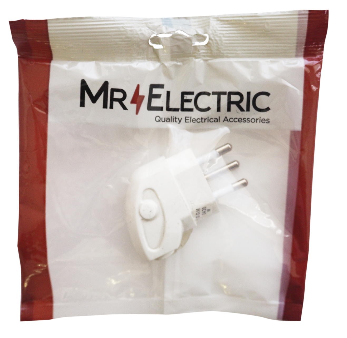 PRE-PACK PLUG TOP SLIM 3 PIN 15A WHITE