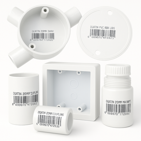BARCODED PVC CONDUIT ACCESSORIES