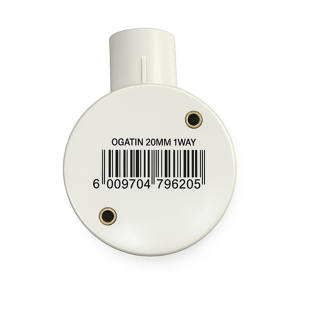 OGATIN BARCODED CONDUIT BOXES 20MM X 1 WAY