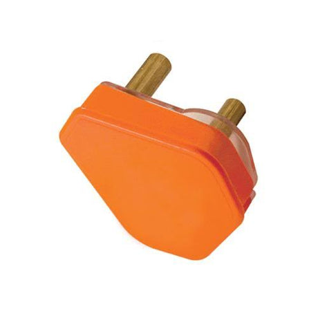 PRE-PACK PLUG TOP 3 PIN 15A ORANGE