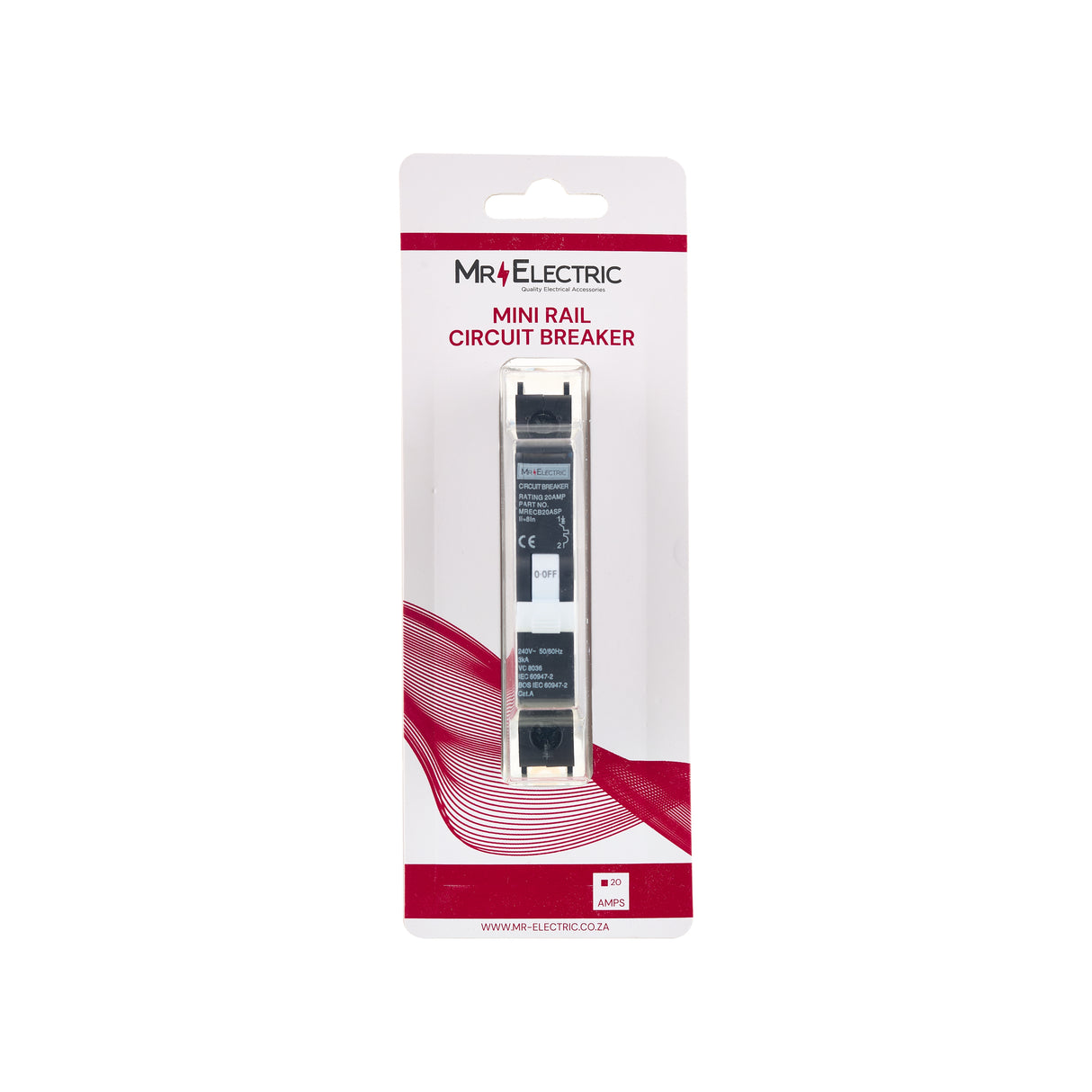MR ELEC MINI RAIL C/BREAKER 20A