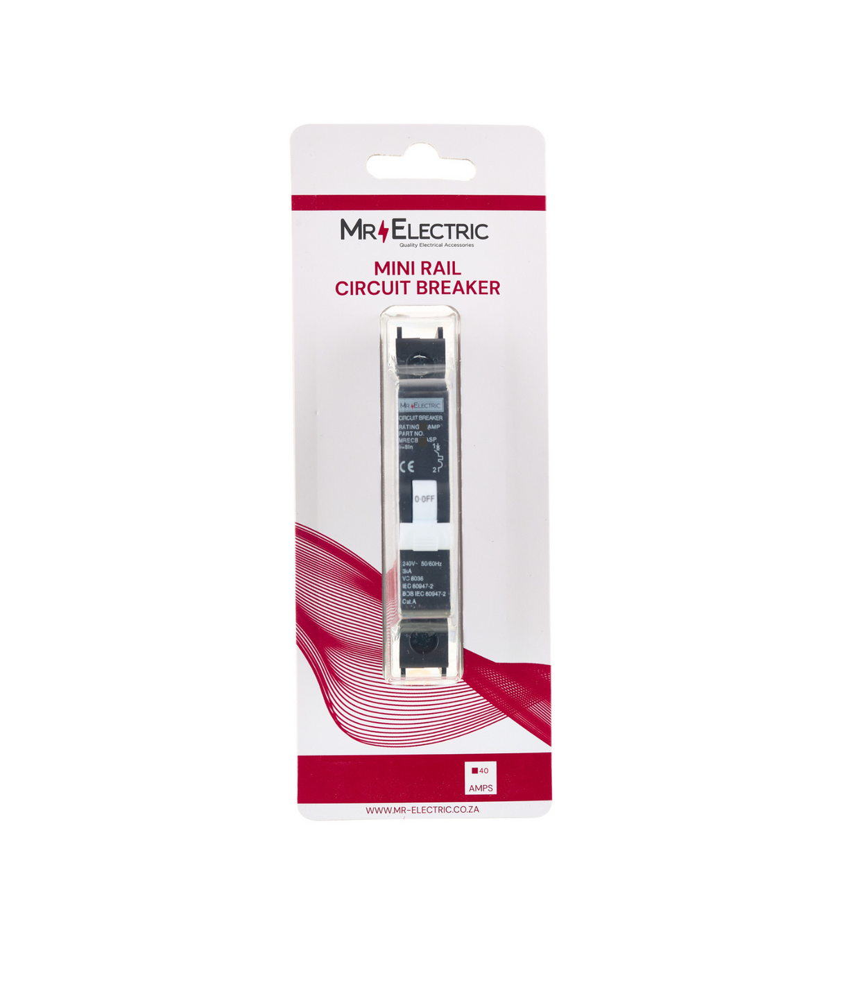 MR ELEC MINI RAIL C/BREAKER 40A