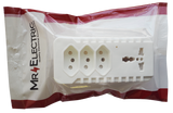 PRE-PACK MULTIPLUG 3X15A SLI 1XTRAVEL