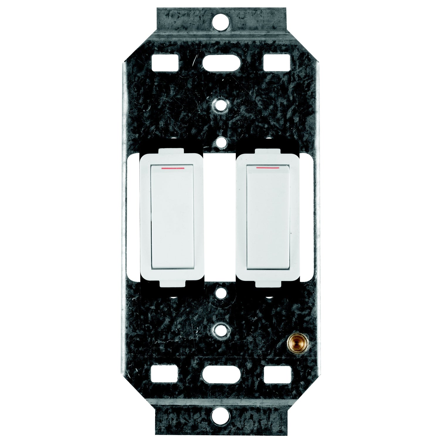 CRABTREE CLASSIC 2 LEVER 2X1 WAY 20A SWITCH + YOKE 4X2