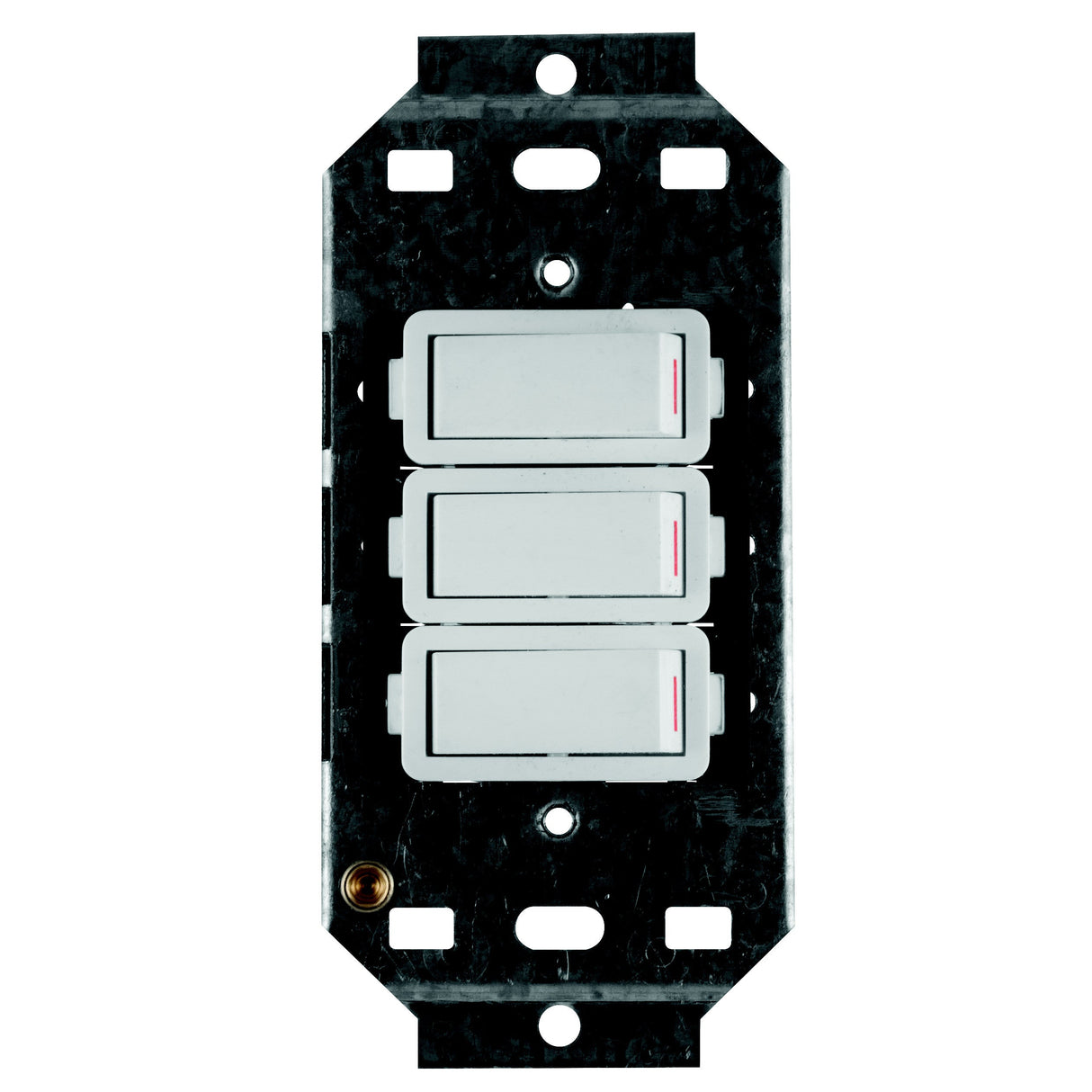 CRABTREE CLASSIC 3 LEVER 2X1 & 1X2 WAY 20A SWITCH + YOKE 4X2