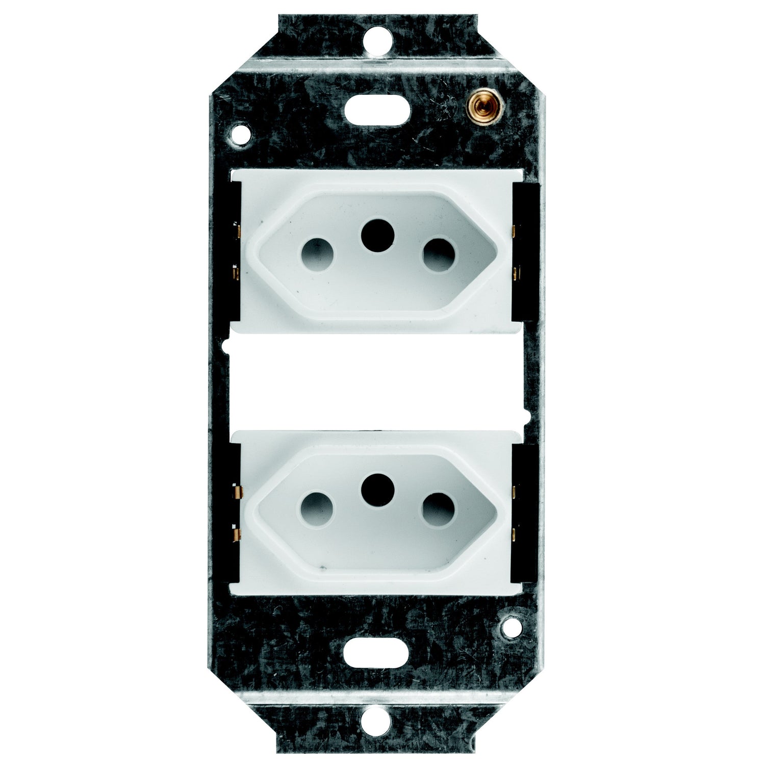 CRABTREE CLASSIC 16A SLIMLINE DOUBLE SOCKET 164-2 + YOKE 4X2