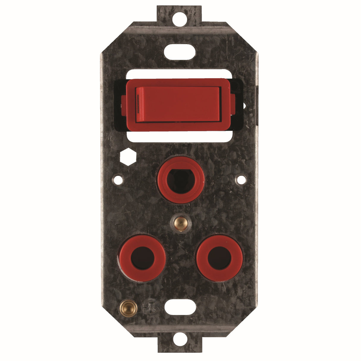 CRABTREE CLASSIC SINGLE 16A SWITCH SOCKET + YOKE 4X2 VERTICAL