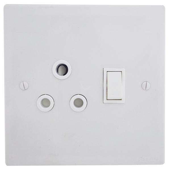 TITAN 16A SINGLE SWITCH SOCKET + PLASTIC COVER 4X4