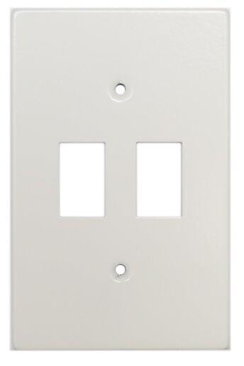 TITAN 2 LEVER STEEL COVER PLATE 4X2